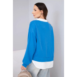 Moteriška mėlyna palaidinė Liucy