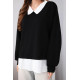 Women's black blouse Liucy