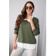 Sieviešu haki krāsas blūze Liucy