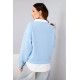 Sieviešu gaiši zila blūze Liucy
