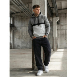 Vyriškas tamsiai pilkas džemperis Ovil