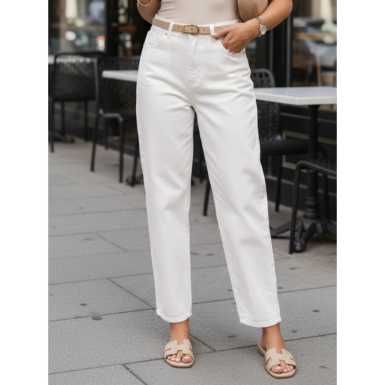 Women's white jeans Angelo