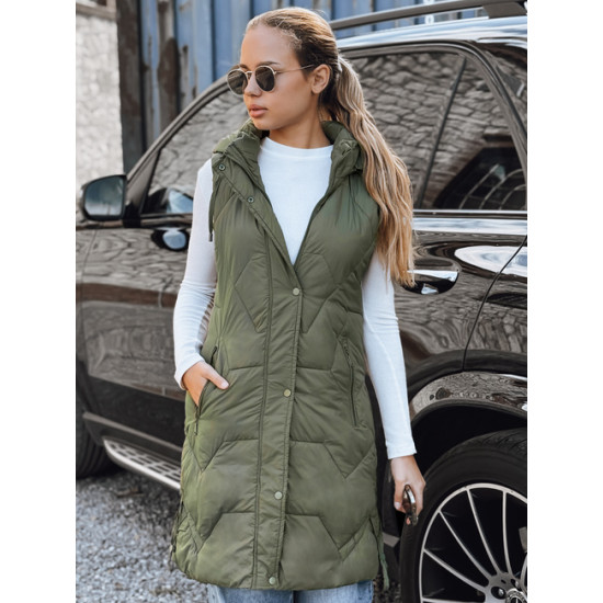 Moteriška ilga žalia liemenė Lucy