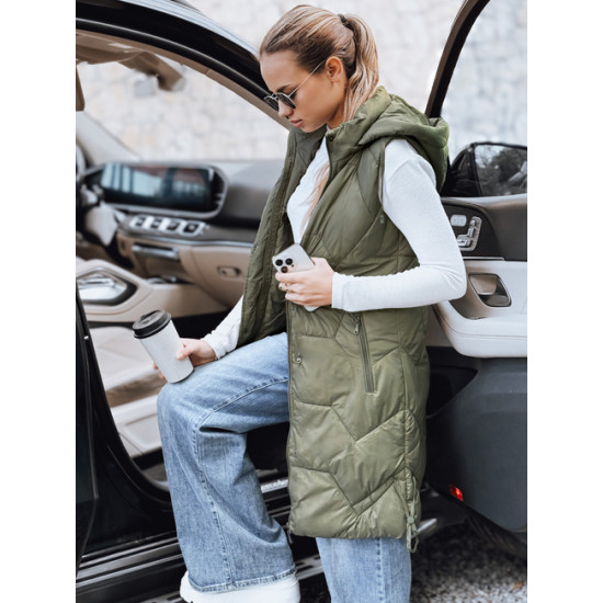 Moteriška ilga žalia liemenė Lucy