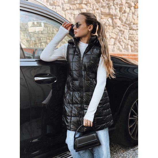 Moteriška juodos spalvos liemenė Moon