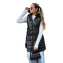 Women's black vest Moon