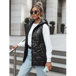 Moteriška juodos spalvos liemenė Demak