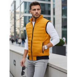 Dygsniuota vyriška geltona liemenė Lider