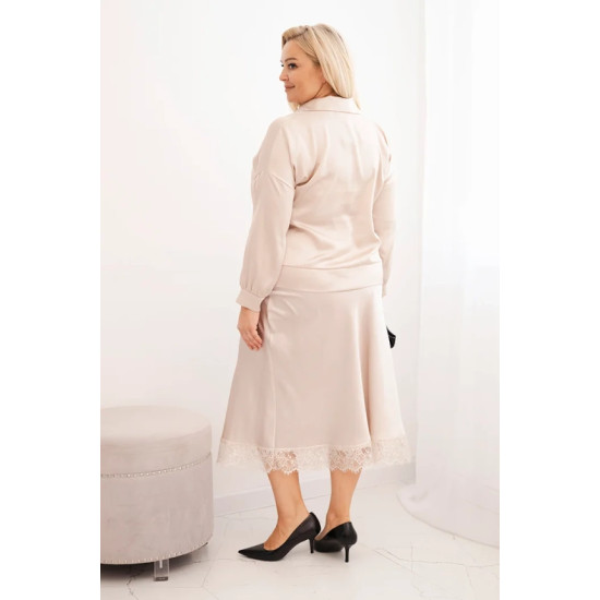 Moteriškas rudas rinkinys Roma