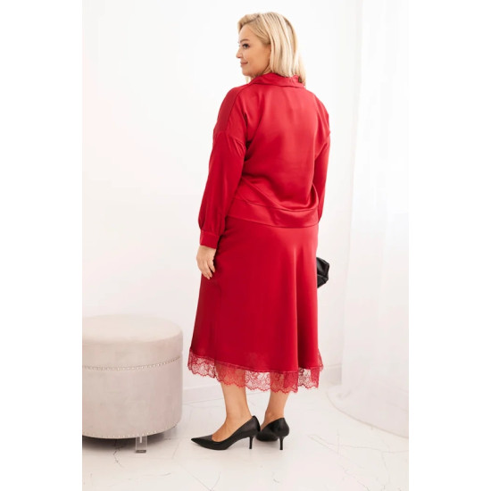 Moteriškas raudonas rinkinys Roma