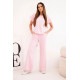 Women's pink set with wide trousers Floren Women's suits