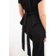 Women's black set with wide trousers Floren Women's suits