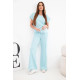 Women's mint set with wide trousers Floren