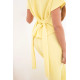 Women's yellow set with wide trousers Floren Women's suits