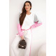Damski dwukolorowy komplet wypoczynkowy z jasnoróżową wstawką Gabi Komplety damskie