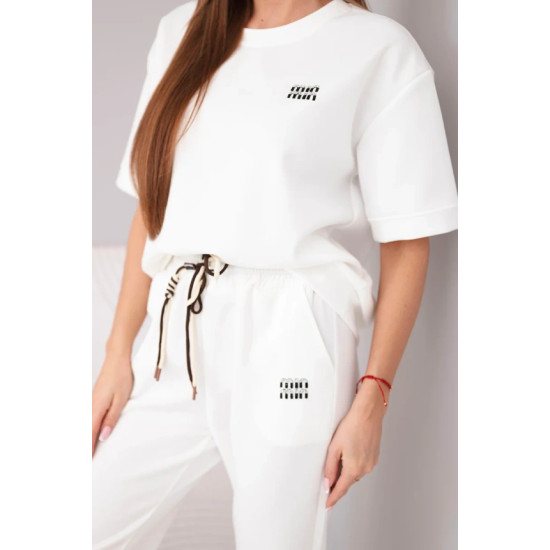 Moteriškas baltas komplektas Elite Moteriški komplektai