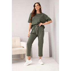 Moteriškas chaki komplektas Elite