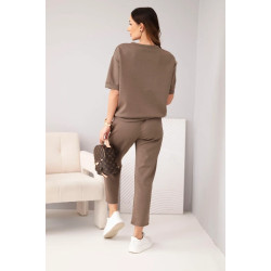 Moteriškas rudas komplektas Elite