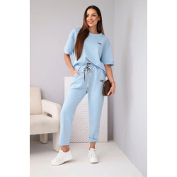 Moteriškas šviesiai mėlunas komplektas Elite