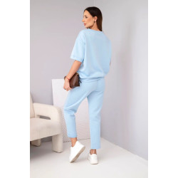 Moteriškas šviesiai mėlunas komplektas Elite