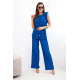 Women's blue pleated set Nici
