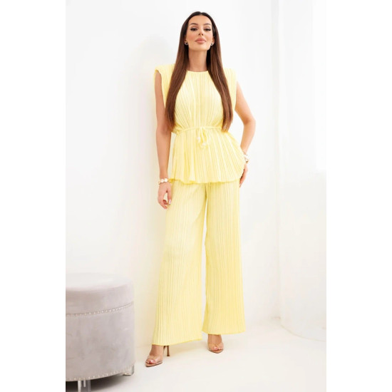 Sieviešu dzeltens kroku komplekts Nici Sieviešu uzvalki