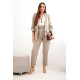 Elegant women's dark brown Silva set