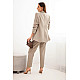 Elegant women's dark brown Silva set