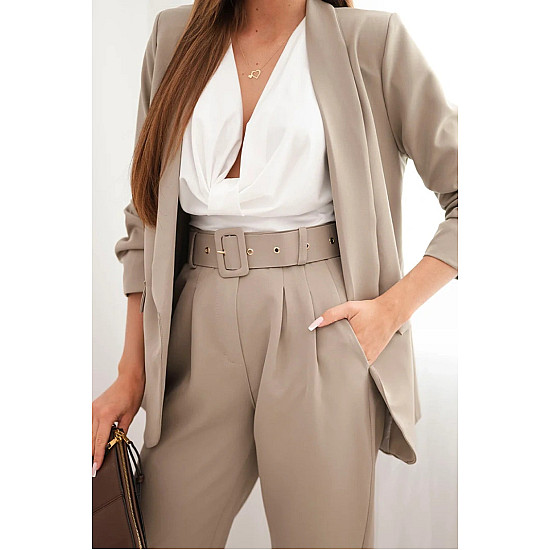 Elegant women's dark brown Silva set