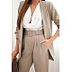 Elegant women's dark brown Silva set