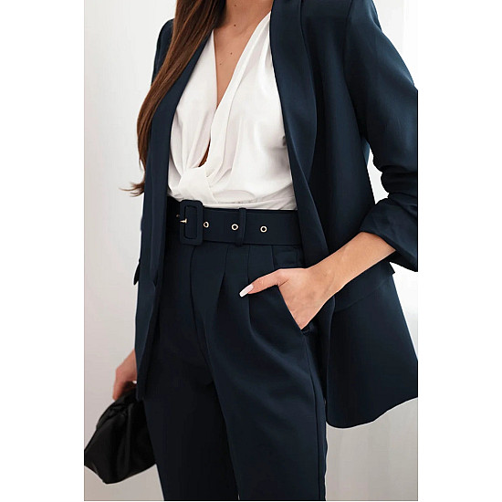 Elegant women's dark blue set by Silva