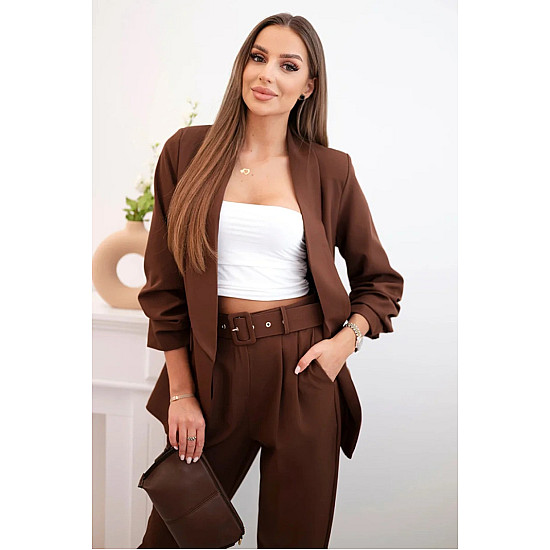 Elegant Women's Brown Set by Silva