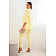 Elegant women's light yellow set by Silva