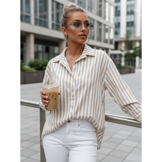 Women's oversized brown shirt Mona Women's shirts