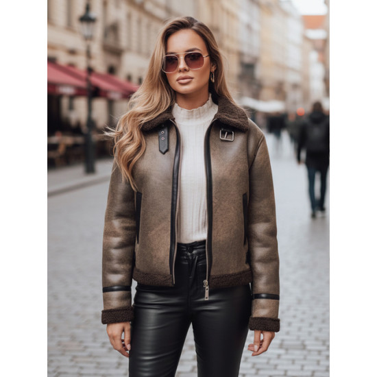 Moteriška ruda striukė Mira Moteriškos striukės