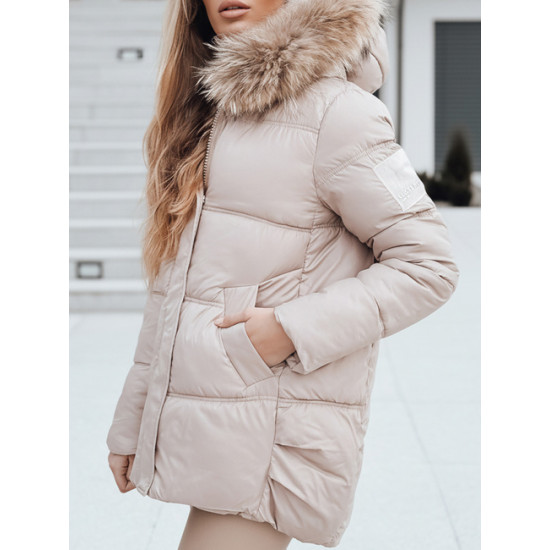 Moteriška žieminė rusva striukė Luckry