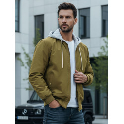 Vyriška žalios spalvos bomber stiliaus striukė Edmin