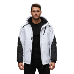 Vyriška balta slidinėjimo striukė Atlant