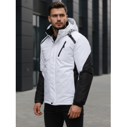 Vyriška balta slidinėjimo striukė Atlant