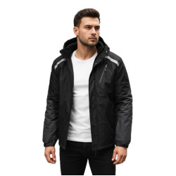 Vyriška juoda slidinėjimo striukė Atlant