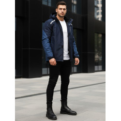 Vyriška tamsiai mėlyna slidinėjimo striukė Atlant