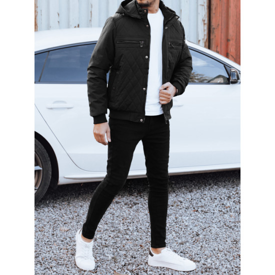 Vīriešu melna jaka Kuder Ziemas jakas