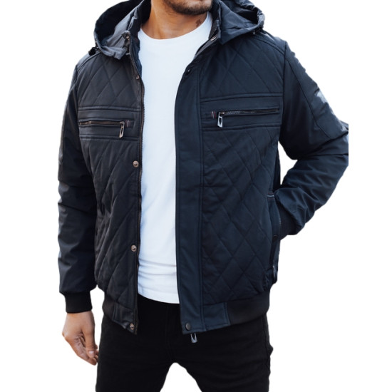 Vyriška tamsiai mėlyna striukė Kuder Žieminės striukės