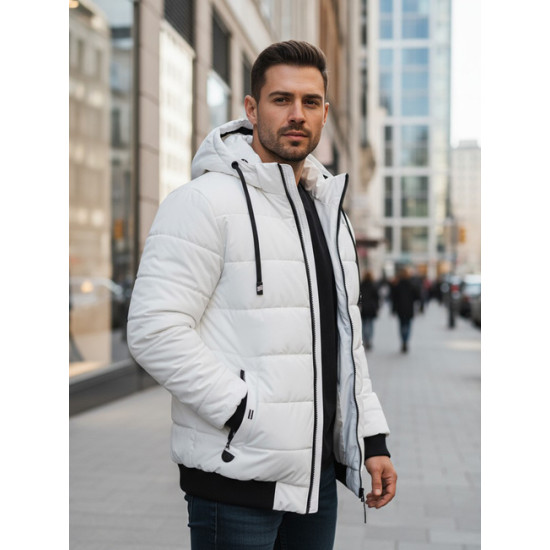 Vyriška balta žieminė striukė Jupiter