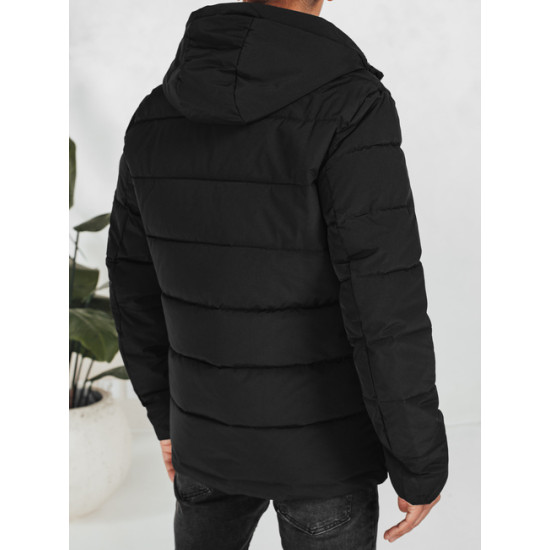 Vyriška juoda žieminė striukė Ross