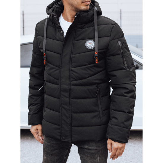 Vyriška juoda žieminė striukė Daley