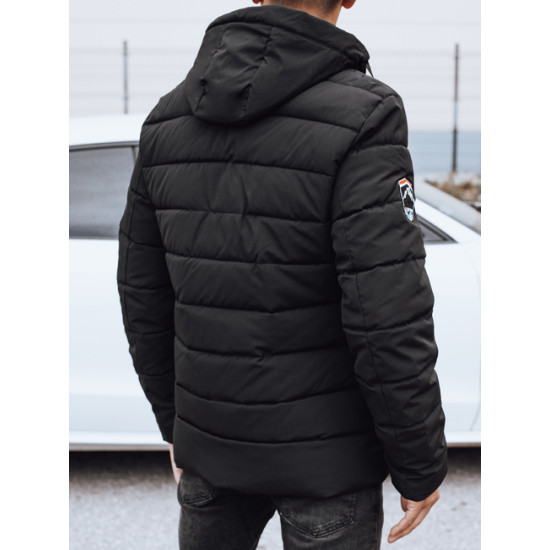 Vyriška juoda žieminė striukė Daley