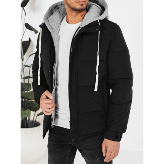 Vyriška juodas žieminė striukė Blaze Žieminės striukės