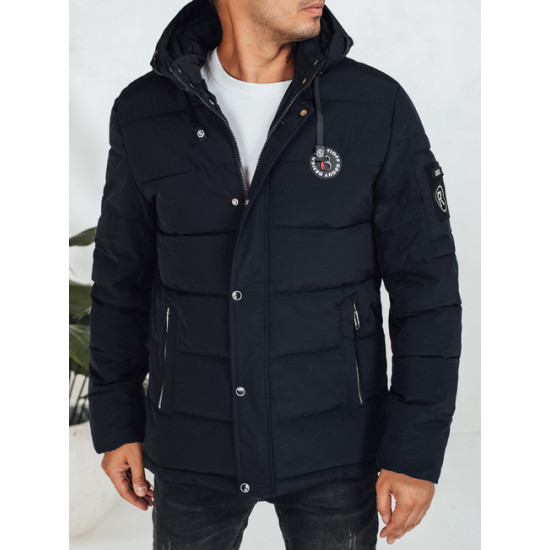 Vyriška tamsiai mėlyna žieminė striukė Ross