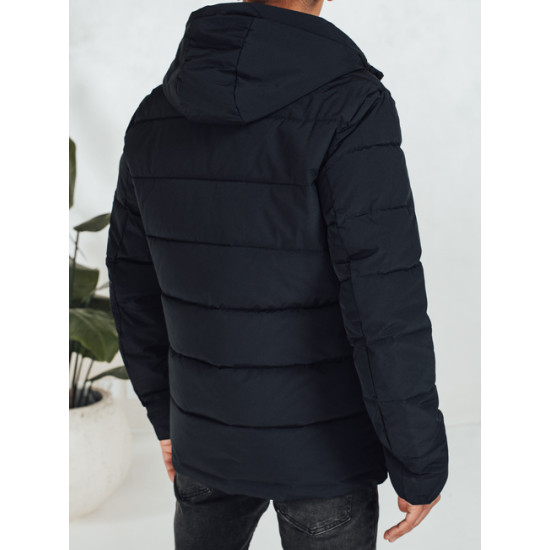 Vyriška tamsiai mėlyna žieminė striukė Ross